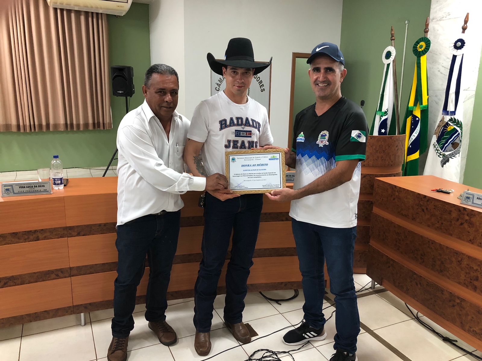 Homenagem ao Peão de Rodeios Everton Altair de Oliveira